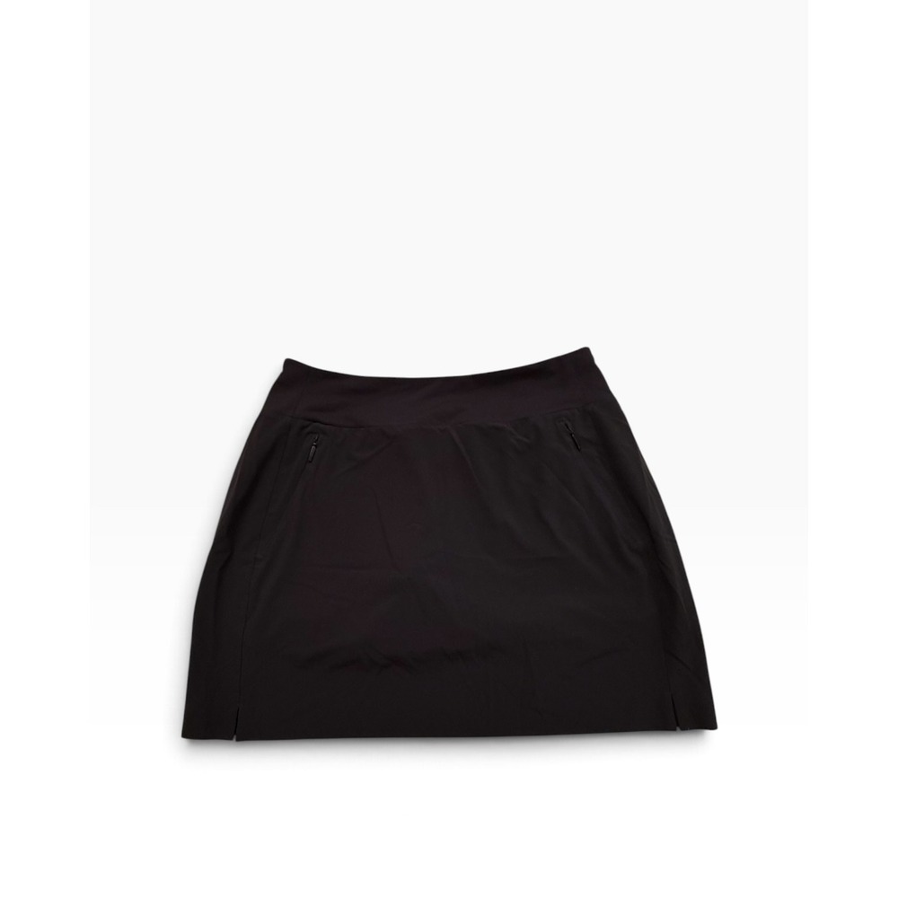 Athleta Soho Skort Black Size 4 Featherweight Stretch Athletic Skirt Tennis Golf